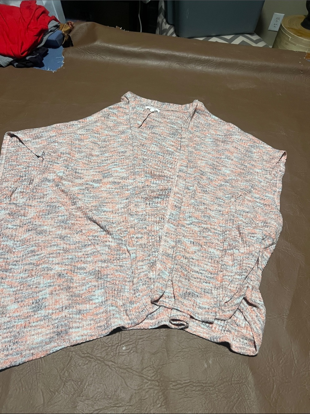 Soft Marled Pink cardigan Women's Sweater